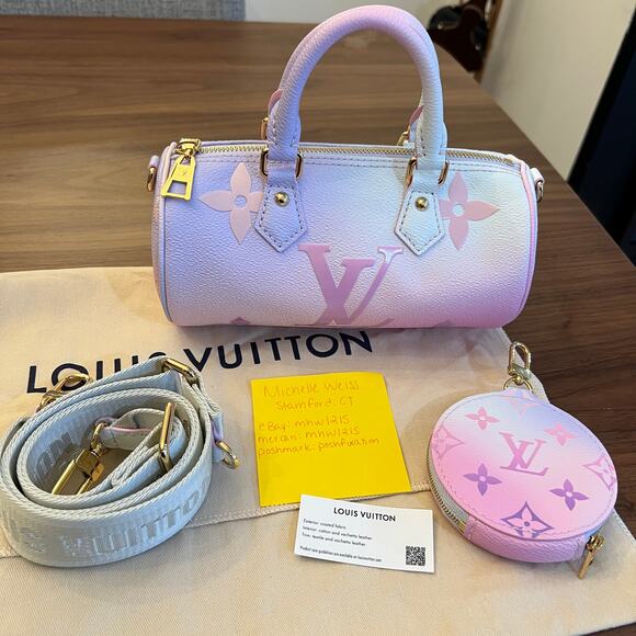 New Louis Vuitton Handbag Sunrise Pastel Papillon BB Crossbody M46078 Limited - Picture 1 of 11